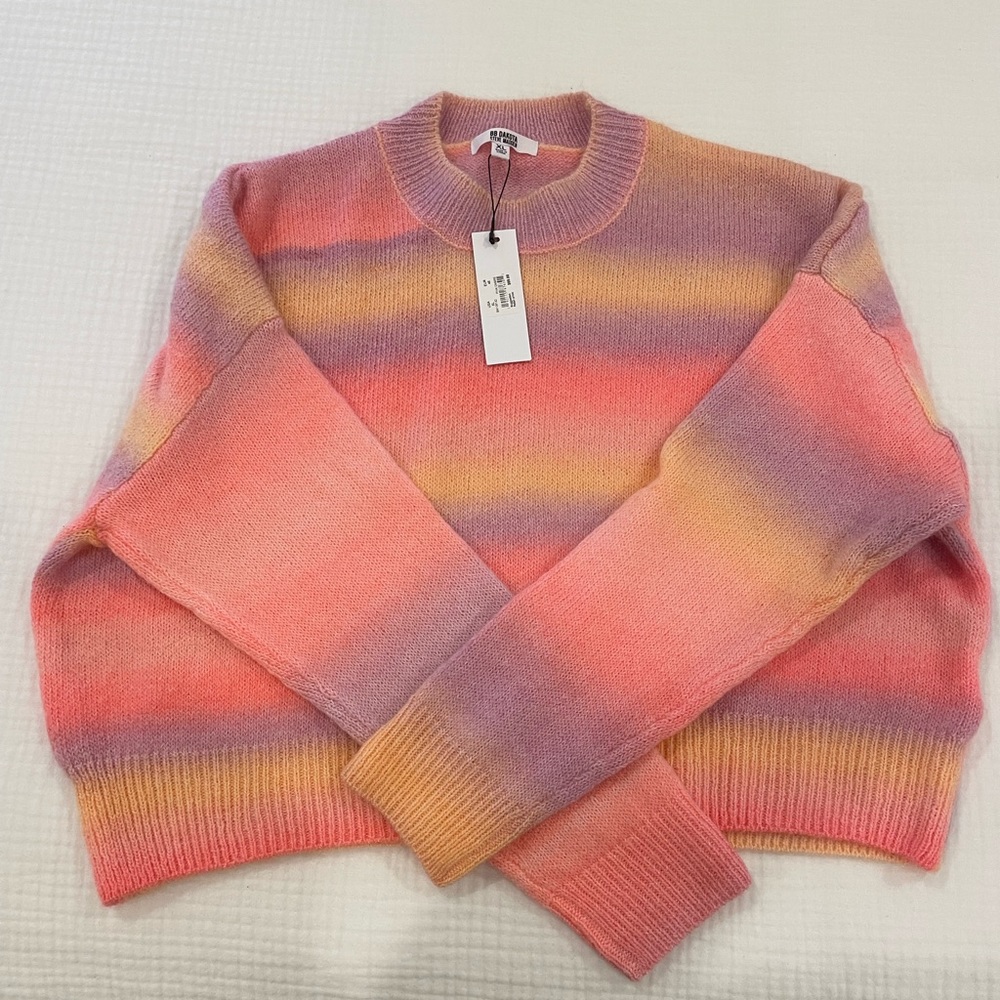 BB Dakota Pink Ombré Sweater, NWT. Size XL.